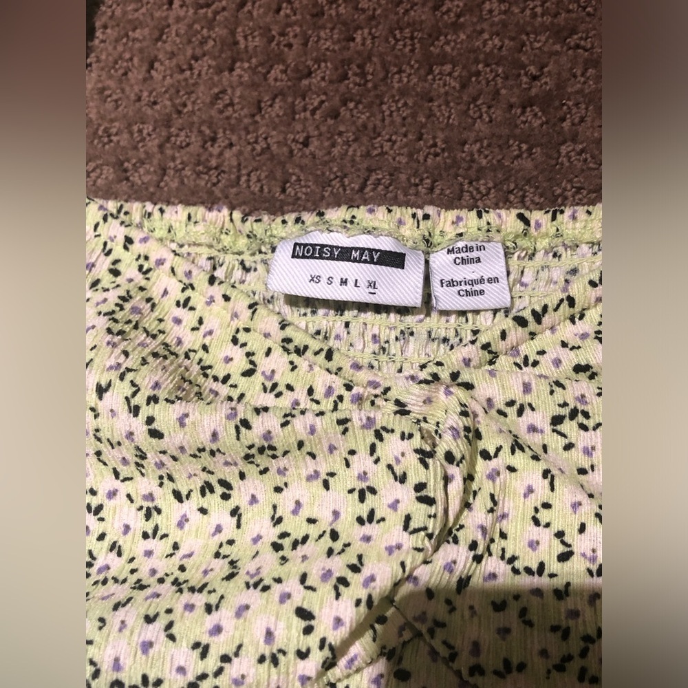 ✨2 for $25✨ Noisy May Green Floral Print Dress - Picture 5 of 5